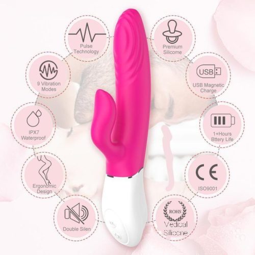 3 in 1 Venus Vibe : Thrusting Pulsating Vibrator Adult Luxury