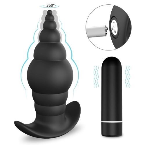 Apollo 3 in 1 Vibrating Anal Butt Plug Adult Luxury