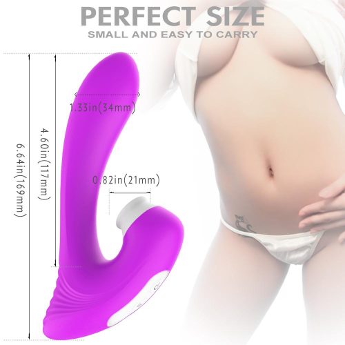 Aura-Oceanus® Vibrator zum Lecken & Saugen (Rosa) Luxus für Erwachsene