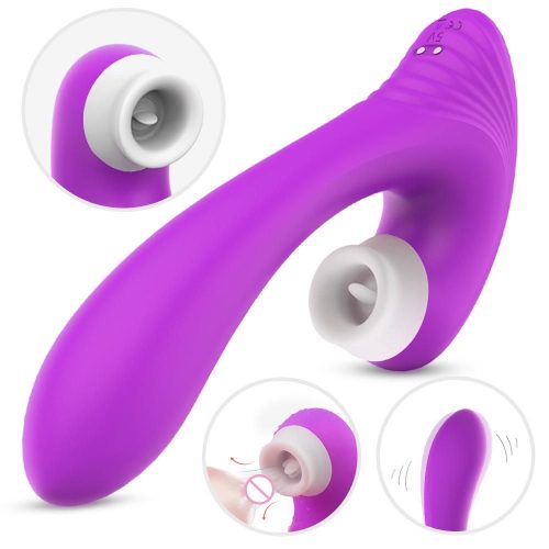 Aura-Oceanus® Vibrator zum Lecken & Saugen (Rosa) Luxus für Erwachsene