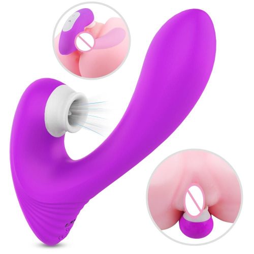 Aura-Oceanus® Vibrator zum Lecken & Saugen (Rosa) Luxus für Erwachsene