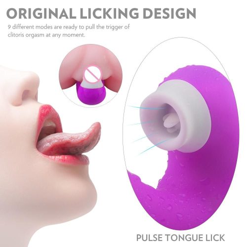 Aura-Oceanus® Vibrator zum Lecken & Saugen (Rosa) Luxus für Erwachsene