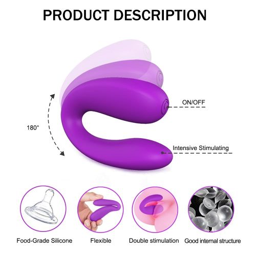 Desirous Vebe® Couples Vibrator ( Purple) Adult Luxury