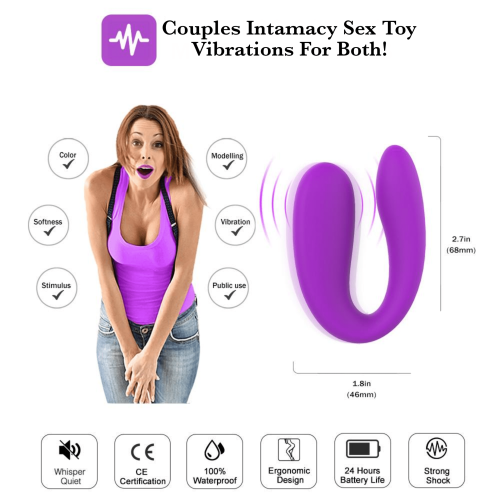 Desirous Vebe® Couples Vibrator ( Purple) Adult Luxury