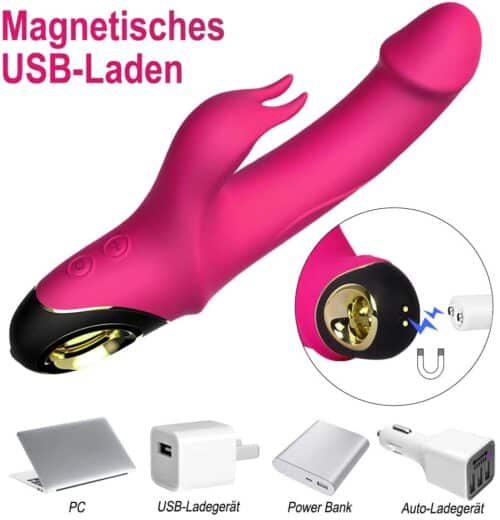 Enchanting® Quiet Rotating Rabbit Vibrator Adult Luxury