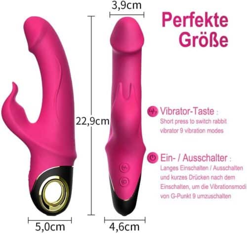 Enchanting® Quiet Rotating Rabbit Vibrator Adult Luxury