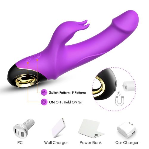 Bezaubernd® Der superleise rotierende Kaninchenvibrator Luxus für Erwachsene