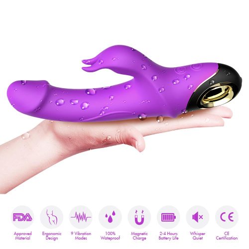 Bezaubernd® Der superleise rotierende Kaninchenvibrator Luxus für Erwachsene