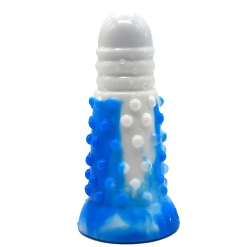 FAAK SILICONE DILDO (Blue and White) Adult Luxury