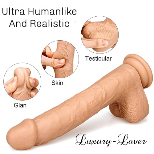 Luxus-Liebhaber Vibrierender rotierender stoßender Dildo Erwachsene Luxus