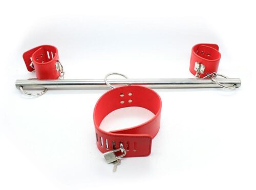 Neck and Wrist Steel Bar Set Adult Luxury