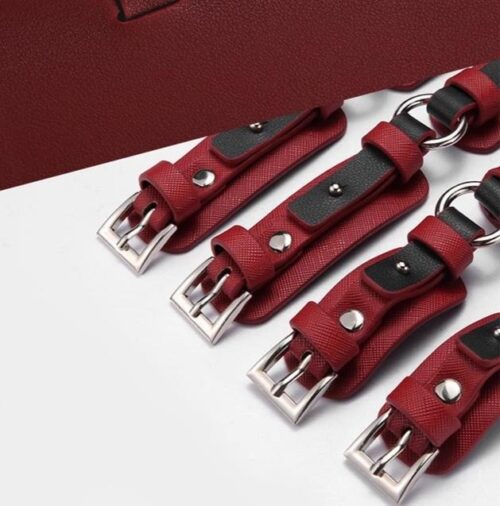 Premium Leather Bondage Set Adult Luxury