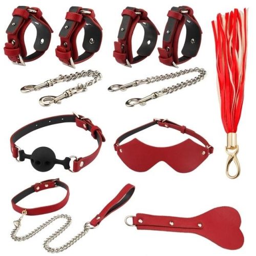 Premium Leather Bondage Set Adult Luxury