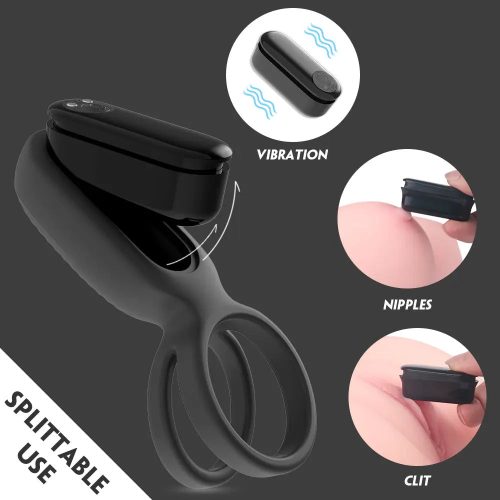 Magic Bullet Cock Ring (Black) Vibrator Bullet Adult Luxury