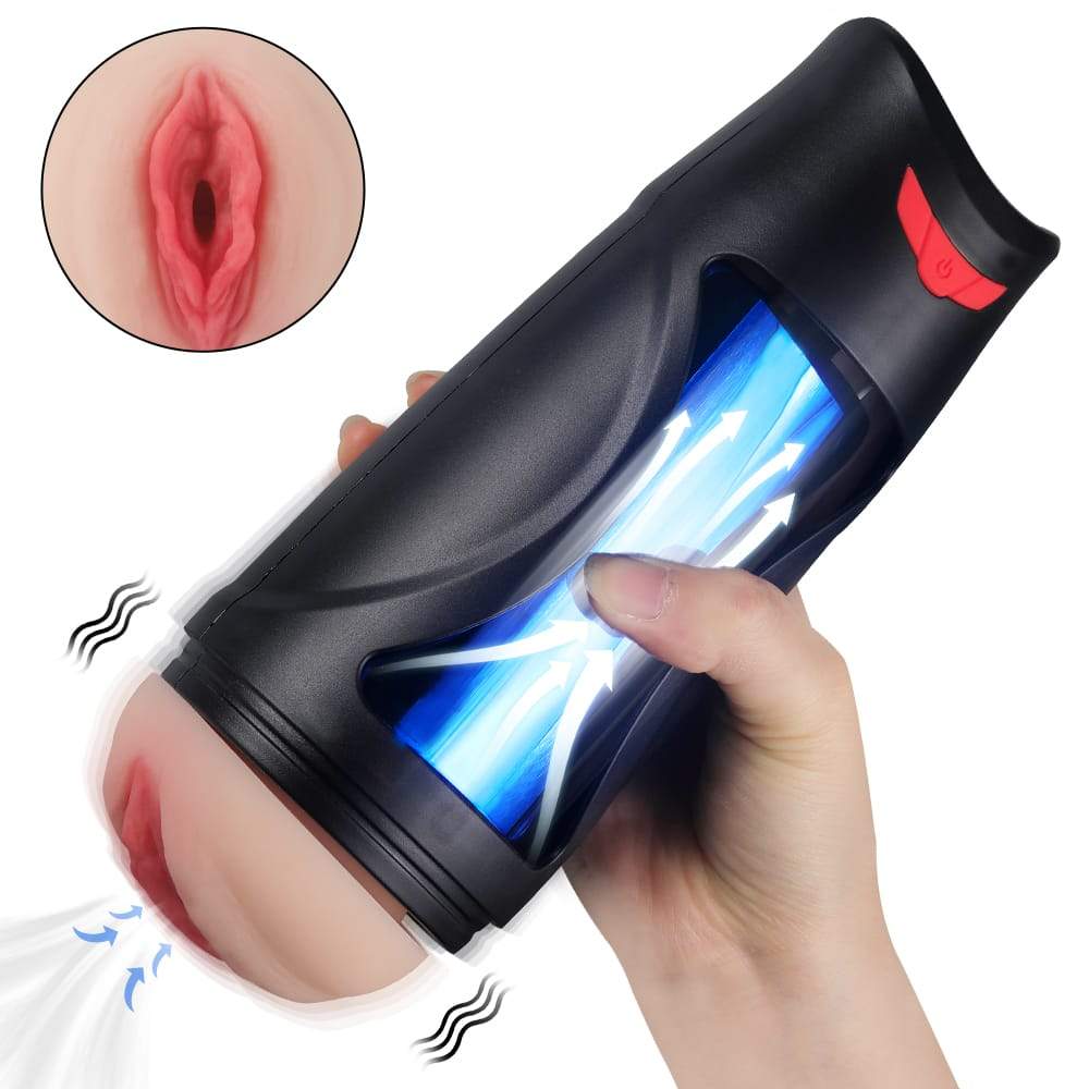 Featured Products Slider Product Image - Max-Rapture Bio-Air Vibrating Stimulator: Masturbator