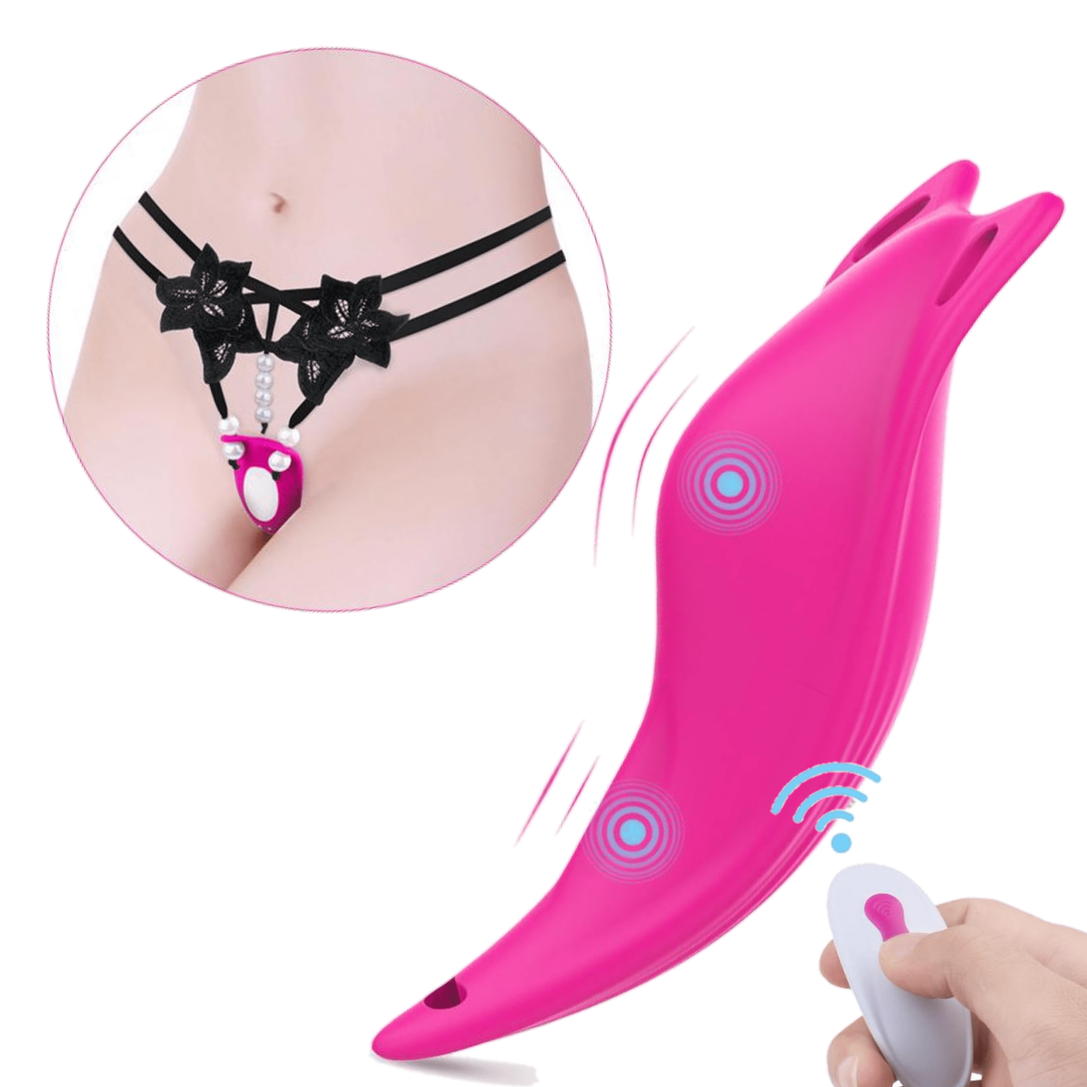 Featured Products Slider Product Image - Whisper Panties + Panty Vibrator Pink