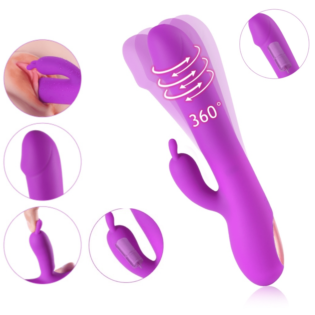 Featured Products Slider Product Image - Swing™ Rotating Rabbit Vibrator