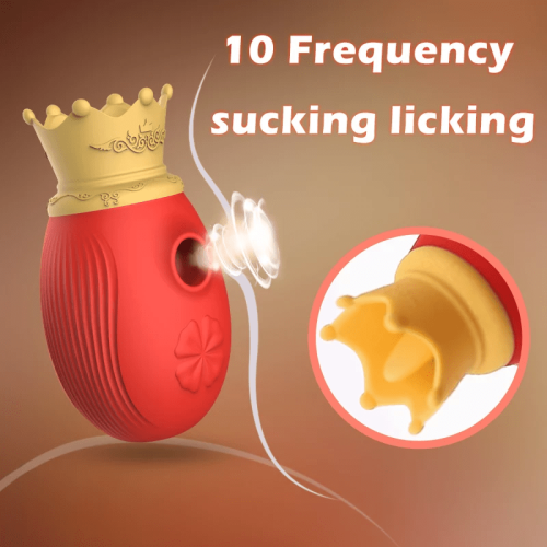 Crown Sucking Tongue Licker Clit Vibrator Adult Luxury