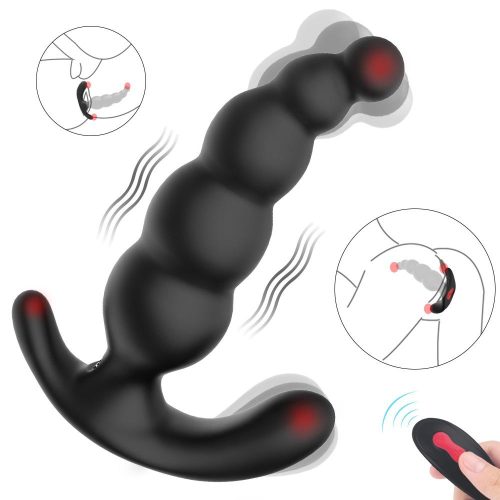 Unisex Vibrating Master Pro Anal Plug With Remote Adult Luxury