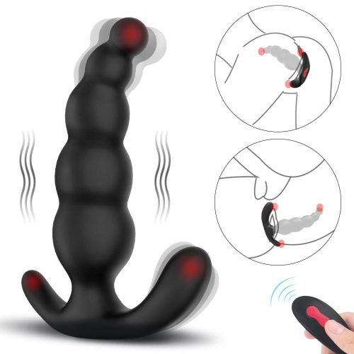 Unisex Vibrating Master Pro Anal Plug With Remote Adult Luxury