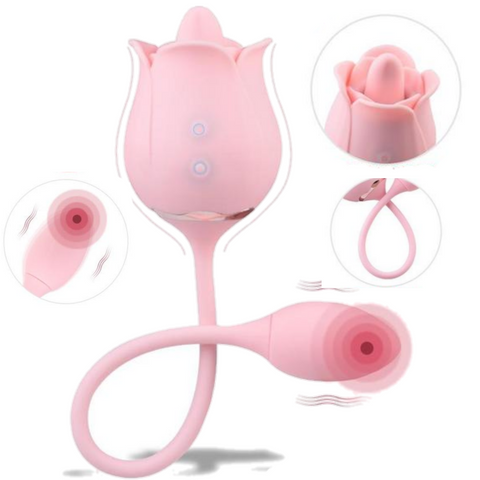 Indulgence Rose Licking Vibrator